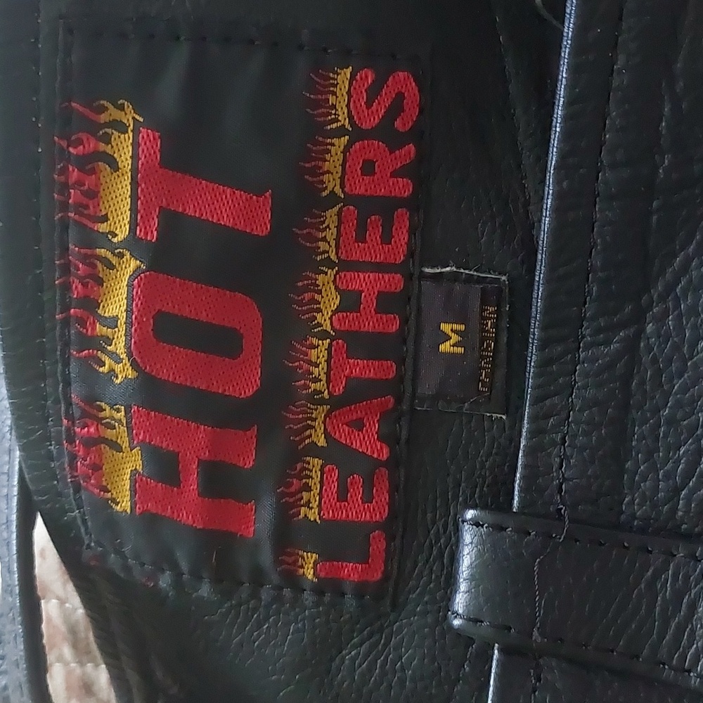 CHAPS HOT LEATHERS SZ M - Picture 3 of 17